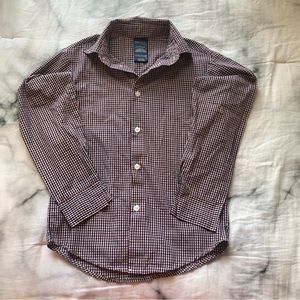 Nautica Boys 8 Regular Collared Button Up Shirt.